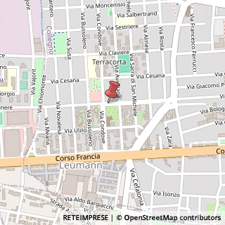 Mappa Via Bardonecchia, 21A, 10093 Collegno, Torino (Piemonte)