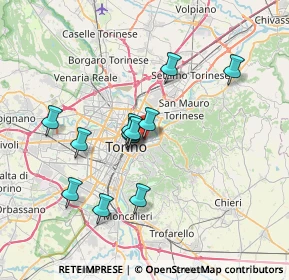 Mappa Via Gattinara, 10153 Torino TO, Italia (6.16833)