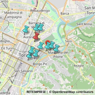 Mappa 10153 Torino TO, Italia (1.35167)