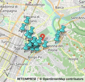 Mappa 10153 Torino TO, Italia (1.3555)