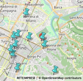 Mappa Via Gattinara, 10153 Torino TO, Italia (2.40727)