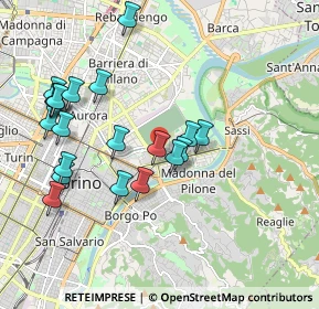 Mappa 10153 Torino TO, Italia (1.9805)