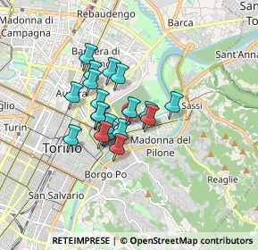 Mappa Via Gattinara, 10153 Torino TO, Italia (1.16)