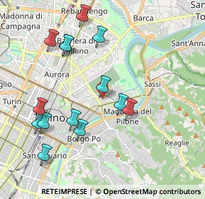 Mappa Via Gattinara, 10153 Torino TO, Italia (2.10429)