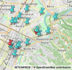 Mappa Via Gattinara, 10153 Torino TO, Italia (2.28176)