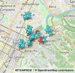 Mappa 10153 Torino TO, Italia (1.30632)