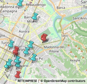 Mappa Via Gattinara, 10153 Torino TO, Italia (2.66933)