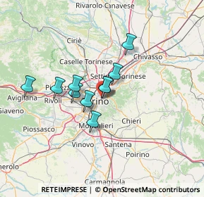 Mappa Via Gattinara, 10153 Torino TO, Italia (20.07462)