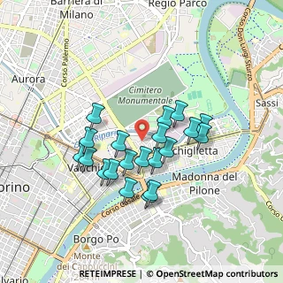 Mappa 10153 Torino TO, Italia (0.742)
