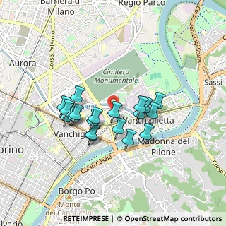 Mappa 10153 Torino TO, Italia (0.7155)