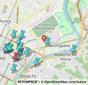 Mappa 10153 Torino TO, Italia (1.4095)