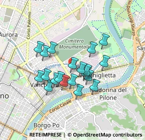 Mappa Via Gattinara, 10153 Torino TO, Italia (0.688)