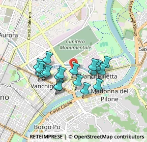 Mappa Via Gattinara, 10153 Torino TO, Italia (0.7155)