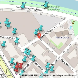 Mappa Via Gattinara, 10153 Torino TO, Italia (0.092)