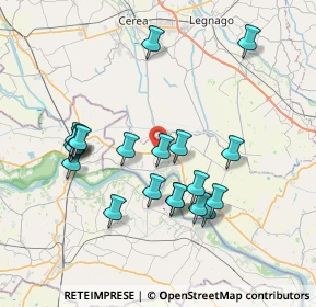 Mappa Via Arginino, 45032 Bergantino RO, Italia (7.307)