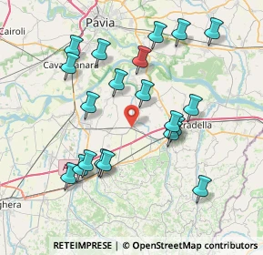 Mappa Via Rimembranze, 27041 Barbianello PV, Italia (7.809)