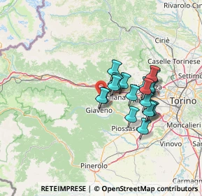 Mappa Via Sacra di San Michele, 10051 Avigliana TO, Italia (10.6765)