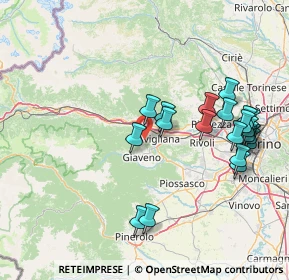 Mappa Via Sacra di San Michele, 10051 Avigliana TO, Italia (16.321)