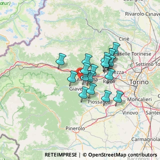 Mappa Via Sacra di San Michele, 10051 Avigliana TO, Italia (9.90737)