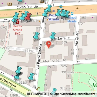 Mappa Via Sarre, 10100 Torino TO, Italia (0.09231)