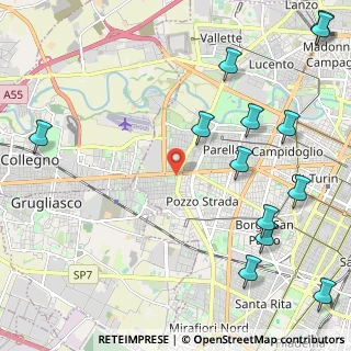 Mappa Via Soldati, 10142 Torino TO, Italia (3.01538)