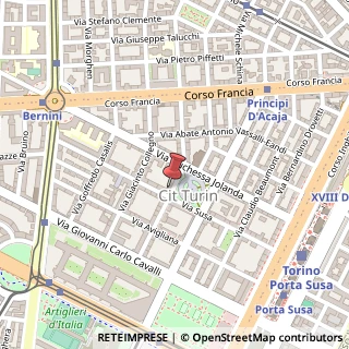Mappa Via Pietro Palmieri, 40, 10138 Torino, Torino (Piemonte)