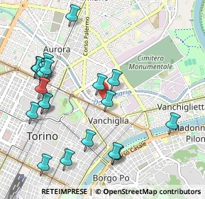 Mappa Lungo Dora Siena, 10153 Torino TO, Italia (1.1615)