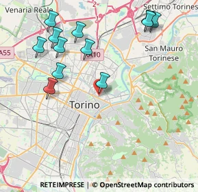 Mappa Lungo Dora Siena, 10153 Torino TO, Italia (4.6725)