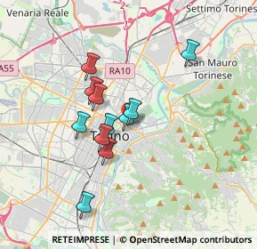 Mappa Lungo Dora Siena, 10153 Torino TO, Italia (2.84545)