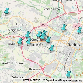 Mappa Fermata 967 - MAGENTA, 10093 Collegno TO, Italia (3.72231)