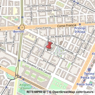 Mappa Via Susa, 25, 10138 Grugliasco, Torino (Piemonte)