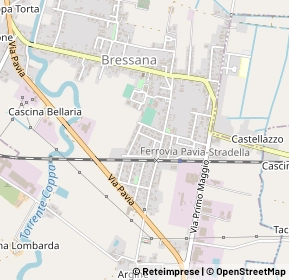 Mappa Via giuseppe garibaldi, 27042 Bressana Bottarone PV, Italia (0.23462)