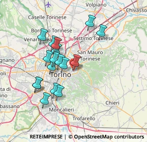 Mappa Via Monte Santo, 10153 Torino TO, Italia (6.41471)