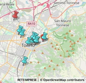 Mappa Via Monte Santo, 10153 Torino TO, Italia (3.02091)