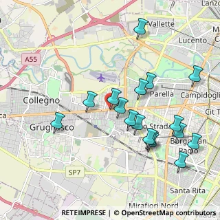 Mappa Via Edoardo Perroncito, 10100 Torino TO, Italia (2.03706)