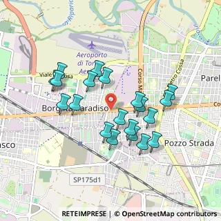 Mappa Via Edoardo Perroncito, 10100 Torino TO, Italia (0.823)