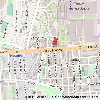 Mappa Corso Francia,  448, 10146 Torino, Torino (Piemonte)