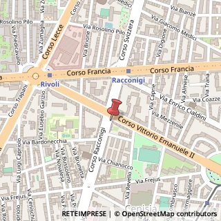 Mappa Corso Vittorio Emanuele II, 197, 10139 Torino, Torino (Piemonte)