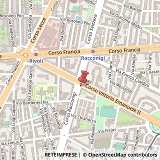 Mappa Corso Vittorio Emanuele II, 197, 10139 Torino, Torino (Piemonte)