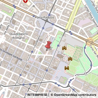 Mappa Via Porta Palatina, 15, 10122 Torino, Torino (Piemonte)