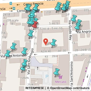 Mappa Via Sant'Ambrogio, 10139 Torino TO, Italia (0.0931)