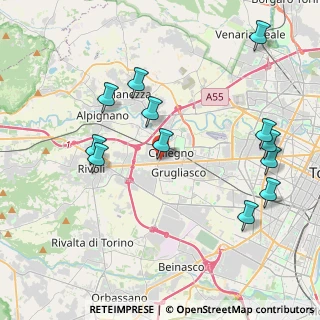 Mappa Corso Palmiro Togliatti, 10093 Collegno TO, Italia (4.47417)