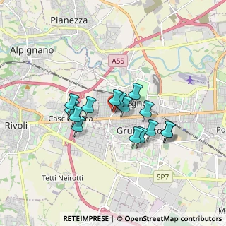 Mappa Corso Palmiro Togliatti, 10093 Collegno TO, Italia (1.33267)
