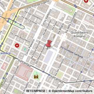 Mappa Via Antonio Fabro, 2, 10122 Torino, Torino (Piemonte)