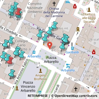 Mappa Piazza Vincenzo Arbarello, 10122 Torino TO, Italia (0.064)