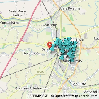 Mappa Via Umberto Giordano, 45100 Rovigo RO, Italia (1.38059)