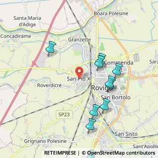 Mappa Via Umberto Giordano, 45100 Rovigo RO, Italia (2.43182)