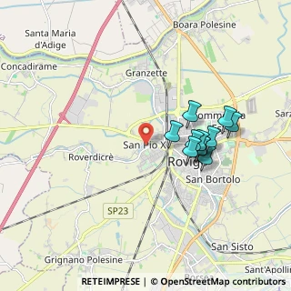 Mappa Via Umberto Giordano, 45100 Rovigo RO, Italia (1.61818)