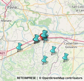 Mappa Via Riledaronco, 27049 Stradella PV, Italia (4.41727)