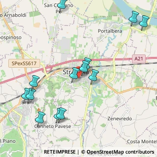Mappa Via Riledaronco, 27049 Stradella PV, Italia (2.46769)